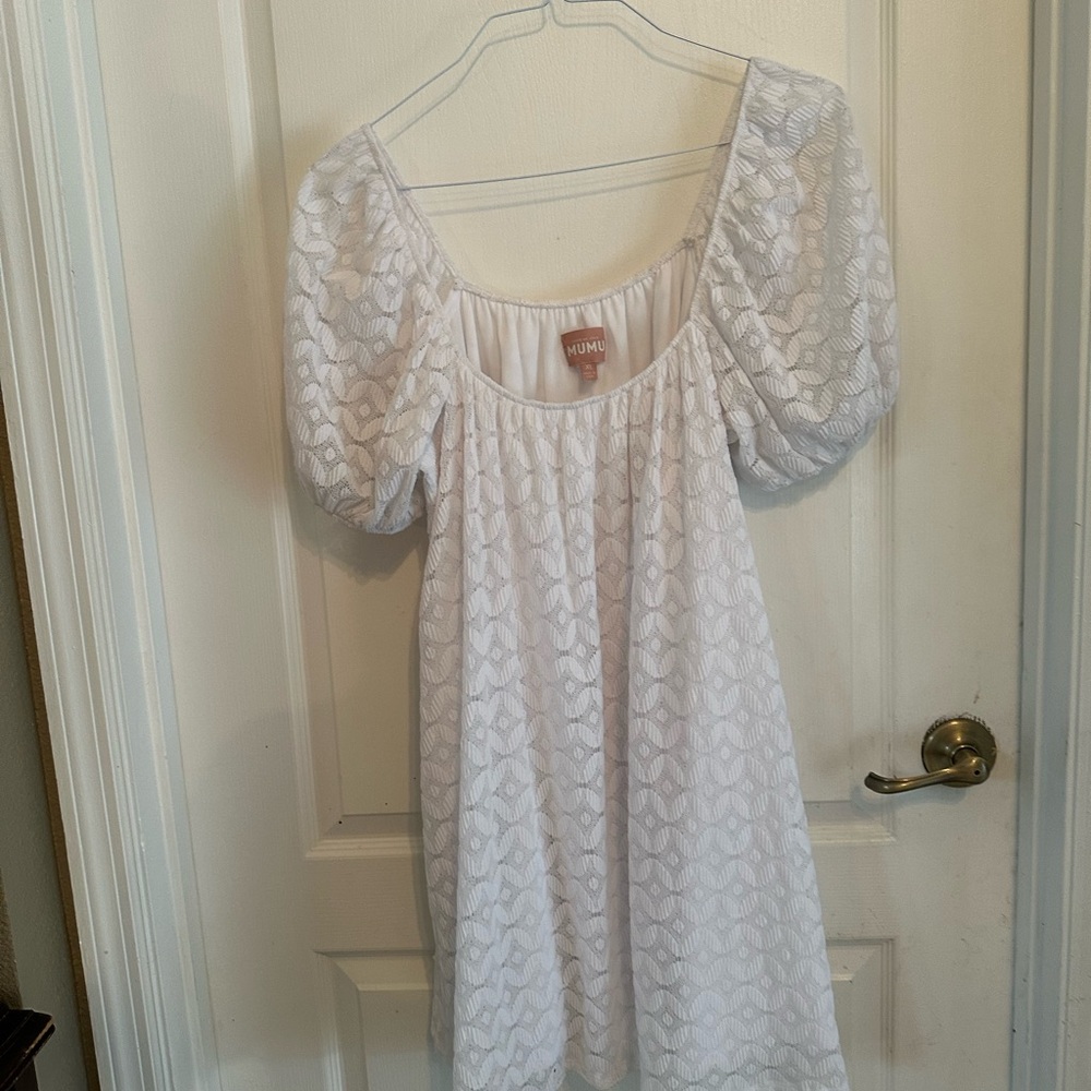 Show Me Your MuMu White Dress